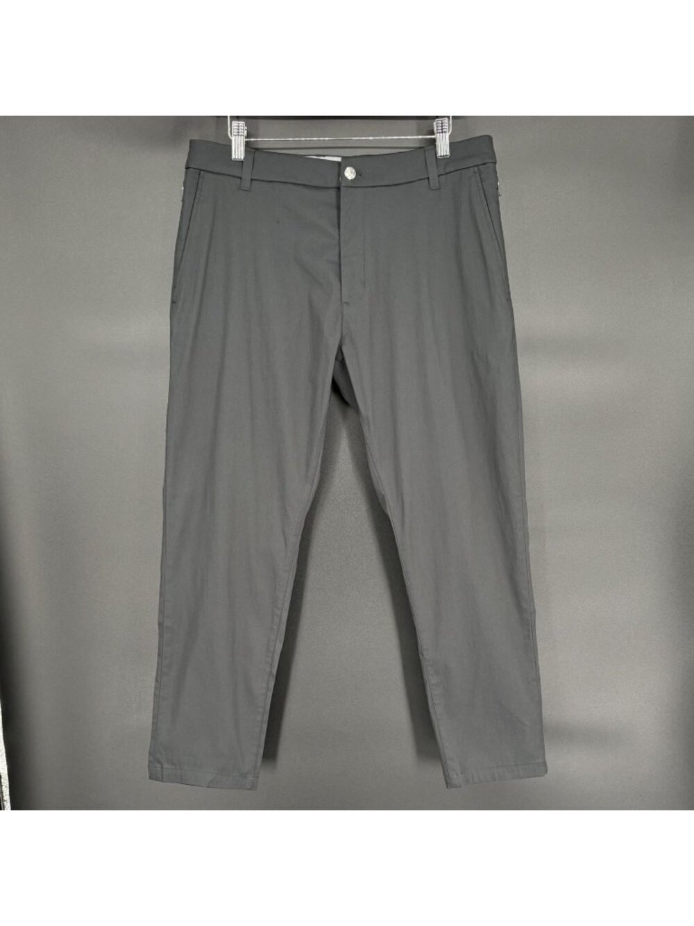 Birddogs Stretch Chino Golf Pants Mens 34x27 Black Hemmed Preppy Athleisure